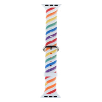 Ремешок для Apple Watch (38-40mm) Colour Bar White Rainbow