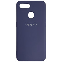 Чохол Silicone Case for Oppo A12\A7 Midnight Blue (8)