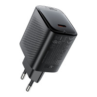 Мережевий зарядний пристрій Acefast A112, PD 45W, GaN, Black