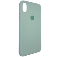 Чехол Copy Silicone Case iPhone XR Mist Green (17)
