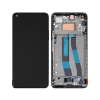 Дисплейний модуль для Xiaomi Mi 11 Lite 5G NE, з рамкою, Original PRC, Vinyl Black