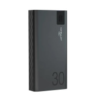 Універсальна мобільна батарея Konfulon A19, 5V 2.4A Fast Charge, 30000mAh Black