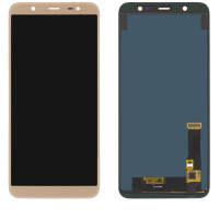 Дисплейний модуль Samsung J810 Galaxy J8 2018, TFT, Gold
