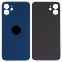 Задня кришка для iPhone 12, Original PRC, Big Hole, Blue