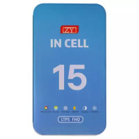 Дисплейний модуль для iPhone 15, Copy, TFT, ZY, LTPS FHD, Black 1