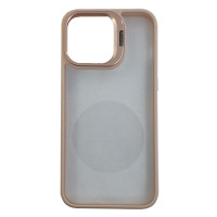 Чохол Defense Case Camera Stand with Camera Glass iPhone 15 Pro Max Sand Pink