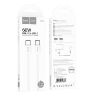 Кабель Hoco X104 Source, Type-C to Type-C, 1m, 60W, White 11