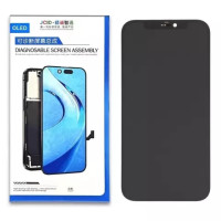 Дисплейний модуль для iPhone 12, iPhone 12 Pro, High Copy, без помилки, (OLED) JCID, Black