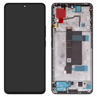 Дисплейний модуль для Xiaomi Poco X6, Redmi Note 13 Pro 5G, з рамкою, Original PRC, Midnight Black