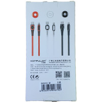 Кабель Konfulon DC03C, Type-C, 2m, 2,4A, Black 2