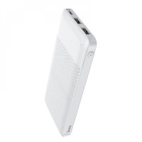 Універсальна мобільна батарея Hoco J72 Easy, 10000 mAh, White