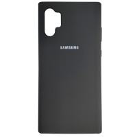Чохол Silicone Case for Samsung Note 10 Plus Black (18)