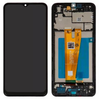 Дисплейний модуль для Samsung A045 Galaxy A04, з рамкою, Original PRC, Black
