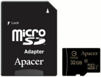 microSDHC (UHS-1) Apacer 32Gb class 10 (adapter SD)