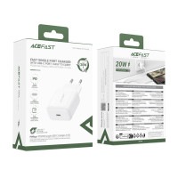 Мережевий зарядний пристрій Acefast A130, PD 20W, White 1