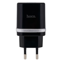 Мережевий зарядний пристрій Hoco C12Q, QC 3.0, PD 18W Black 2
