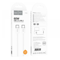 Кабель Hoco X104 Source, Type-C to Type-C, 2m, 60W, White 2