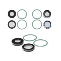 Скло камери для iPhone 11, з рамкою, комплект 4 шт., Green