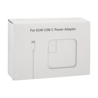 Мережевий зарядний пристрій для Macbook, PD 61W, White