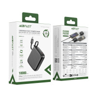 Універсальна мобільна батарея Acefast M15, 20W, Cable Type-C, 10000mAh, Black 1