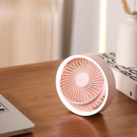 Настільний безпровідний вентилятор GXQC N601, Pink 6