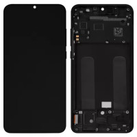 Дисплейний модуль для Xiaomi Mi 9 Lite, CC9, з рамкою, Original PRC, Black