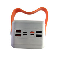 Універсальна мобільна батарея Bilitong S-13, Solar Charge, Cable Micro/iPhone/TypeC, 60000 mAh White 3