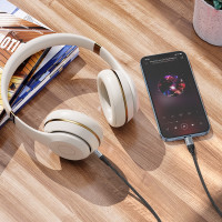 Кабель AUX Hoco UPA26, Lightning to Jack 3.5 mm, 1m, Black 8