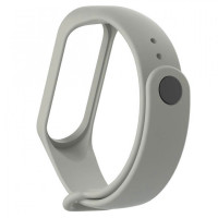 Ремінець для Xiaomi Mi Band 3/4 Silicone, Gray 1