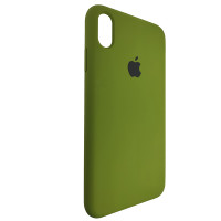 Чохол Copy Silicone Case iPhone XS Max Dark Green (48)