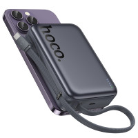 Універсальна мобільна батарея Hoco Q44A, 20000mAh, PD 22,5W, Super Fast Charge, Gray 6
