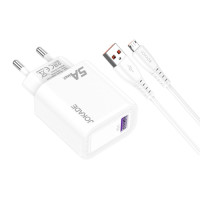 Мережевий зарядний пристрій Jokade JB141, Cable Micro, 5A, White 1