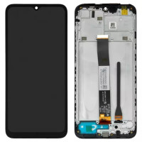 Дисплейний модуль для Xiaomi Redmi 10A, з рамкою, Original PRC, Black