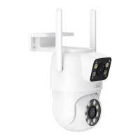 IP-камера відеонагляду XO CR06 Dual Screen Video, White 7