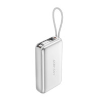 Універсальна мобільна батарея Acefast M32, 35W, Cable Type-C, 10000mAh, Silver