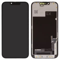 Дисплейний модуль для iPhone 13, High Copy, без мікросхеми, OLED, GX OEM hard, Black