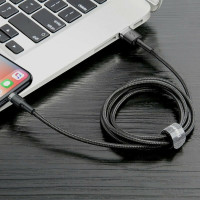 Кабель Baseus Cafule Cable, Lightning, 2.4A, 1m, Gray-Black 10