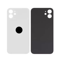 Задня кришка для iPhone 12, Original PRC, Big Hole, White
