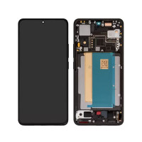 Дисплейний модуль для Xiaomi Poco F6, з рамкою, Original PRC, Black