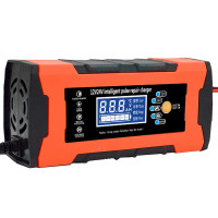 Зарядний пристрій для гелевих, кислотних, AGM акумуляторів 12V/24V, 10A 120W 