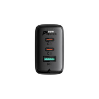 Мережевий зарядний пристрій Acefast A13 PD 65W, 2xUSB-C,1xUSB-A, Cable Type-C to Type-C Black 3