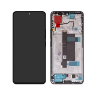 Дисплейний модуль для Xiaomi Poco X6, Redmi Note 13 Pro 5G, з рамкою, Original PRC, Midnight Black