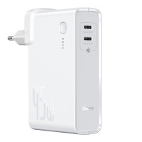 Зарядний Пристрій Baseus PD 45W + Power bank 10000mAh, PPNLD-F, White