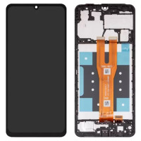 Дисплейний модуль для Samsung A065 Galaxy A06, з рамкою, High Copy, Black