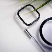 Чохол Gradient Metal Frame with Magsafe iPhone 14 Pro Max Purple 4