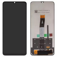 Дисплейний модуль для Xiaomi Poco C55, Redmi 11A, Redmi 12C, Service Pack, Black
