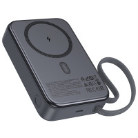 Універсальна мобільна батарея Hoco Q44A, 20000mAh, PD 22,5W, Super Fast Charge, Gray 3