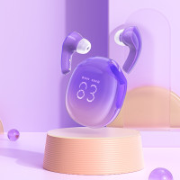 Безпровідна гарнітура Acefast T9 Crystal Air, Grape Purpule 1