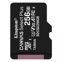 Карта пам'яті Kingston Canvas Select Plus, 256Gb, micro SDXC UHS-3, class 10, А1 V30