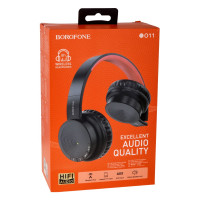 Безпровідна гарнітура Borofone BO11, Blue 6